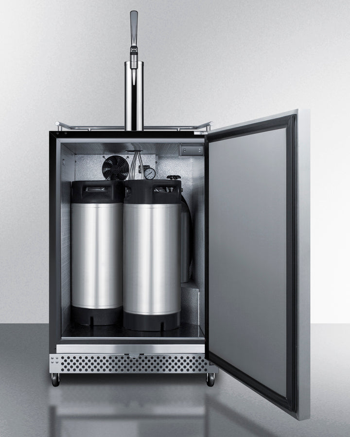 Commercial Indoor/Outdoor Cold Brew Nitro-Infused Coffee Dispenser With Tap Kit Included - SBC696OSNCF Summit Commercial