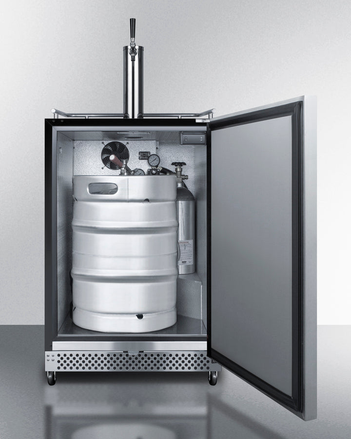 Commercial Indoor/Outdoor Beer Dispenser With Tap Kit Included - SBC696OS Summit Commercial