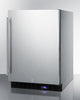 Frost-Free Outdoor Freezer In Complete Stainless Steel, With Digital Thermostat, LED Lighting, And Lock - SPFF51OSCSSIM Summit