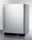 Frost-Free Outdoor Freezer In Complete Stainless Steel, With Digital Thermostat, LED Lighting, And Lock - SPFF51OSCSS Summit