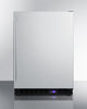 Frost-Free Outdoor Freezer  With Icemaker, Black Cabinet, Ss Door, Digital Thermostat, LED Lighting, And Lock - SPFF51OSIM Summit