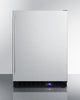 Frost-Free Outdoor Freezer In Complete Stainless Steel, With Digital Thermostat, LED Lighting, And Lock - SPFF51OSCSS Summit