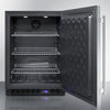 Frost-Free Outdoor Freezer In Complete Stainless Steel, With Digital Thermostat, LED Lighting, And Lock - SPFF51OSCSS Summit
