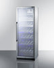 Commercial Full-Size Wine Cellar With Champagne Style Shelving - SCR1401CHCSS Summit Commercial