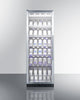 Commercial Full-Size Wine Cellar With Champagne Style Shelving - SCR1401LHCH Summit Commercial