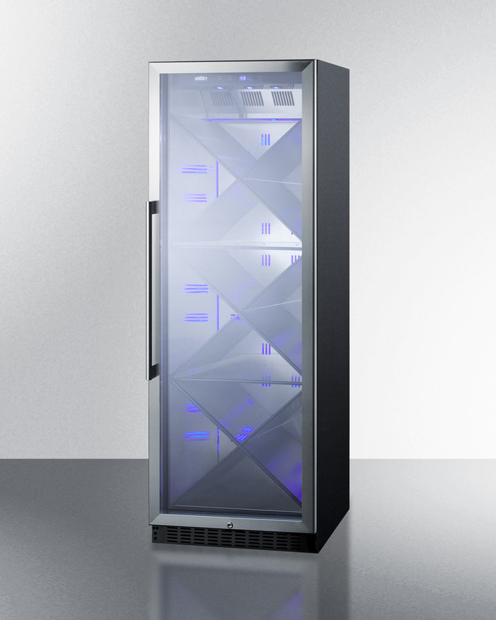 Commercial Full-Sized Wine Cellar With Diamond Style Shelving - SCR1401X Summit Commercial