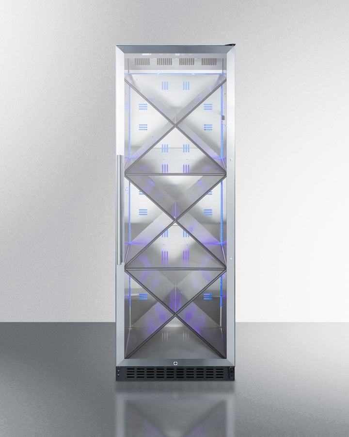 Commercial Full-Sized Wine Cellar With Diamond Style Shelving - SCR1401X Summit Commercial