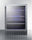 Built-In Undercounter Beverage Refrigerator With Seamless Trimmed Glass Door, Digital Controls, Lock, And Stainless Steel Cabinet - SCR2466BCSS Summit
