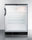 Commercial Glass Door Built-In Craft Beer And Wine Refrigerator With Digital Thermostat, Black Cabinet, And Lock - SCR600BGLBIDTPUB Summit Commercial
