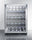 Commercial Built-In Undercounter Wine Cellar With Champagne Style Shelving - SCR610BLCH Summit Commercial