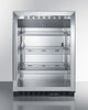 Built-In Undercounter Commercial Beverage Center With Stainless Steel, Lock, And Digital Thermostat - SCR610BL Summit Commercial