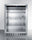 Outdoor Built-In Undercounter Commercial Glass Door Beverage Center With Stainless Steel Interior And Exterior Cabinet - SCR611GLOS Summit Commercial