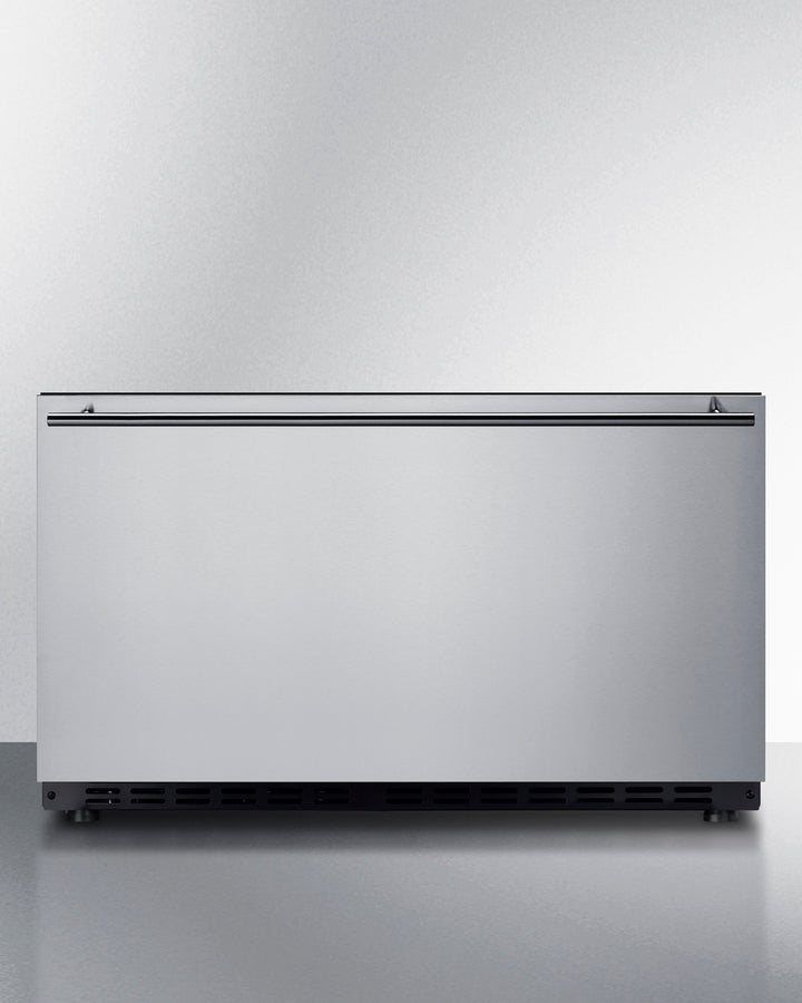 30'' Wide Single Drawer Bulit-In Refrigerator For Indoor Or Outdoor Use With Panel-Ready Front - SDR301OS Summit