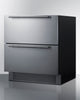 30'' Wide Built-In Undercounter 2-Drawer Outdoor Refrigerator - SPR3032D Summit