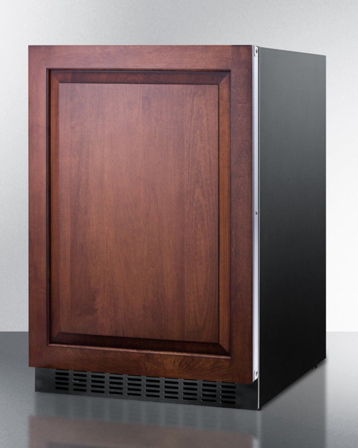 Outdoor Refrigerator , With Digital Thermostat, Panel-Ready Door, And Black Cabinet - SPR627OSIF Summit