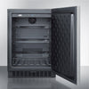 Outdoor Refrigerator , With Lock, Digital Thermostat, Stainless Steel Wrapped Door, And Horizontal Handle - SPR627OSSSHH Summit