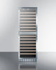 Dual Zone 118 Bottle Wine Cellar With Two Glass Doors And Digital Thermostats - SWC1875B Summit