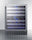 Dual Zone Built-In Wine Cellar With Seamless Ss Trimmed Glass Door, Full Extension Shelves, Digital Thermostat, And Black Cabinet - SWC532BLBIST Summit