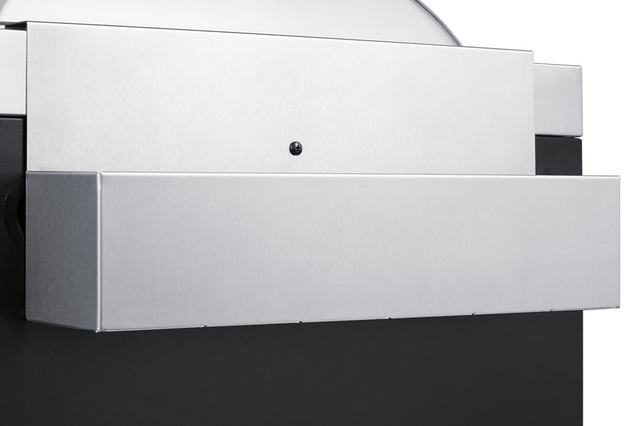 Mobile Outdoor Kitchenette With Refrigerator, Sink, Storage Cabinet, And Slide-Out Waste Bins - CARTOS54LS Summit