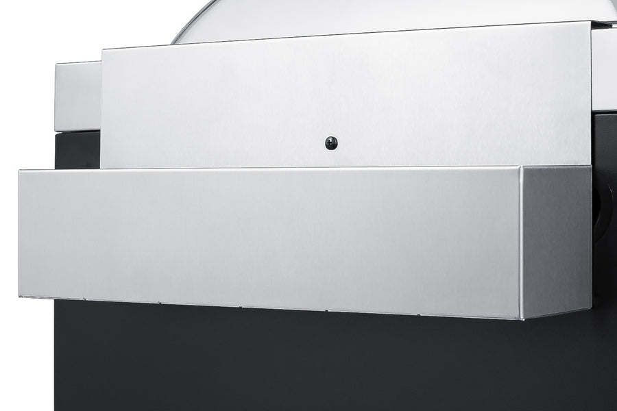 Mobile Outdoor Kitchenette With Refrigerator, Sink, Storage Cabinet, And Slide-Out Waste Bins - CARTOS54RS Summit