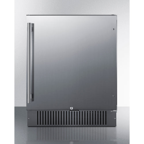 27'' Wide Built-In Undercounter Outdoor Refrigerator - SPR2700SS Summit