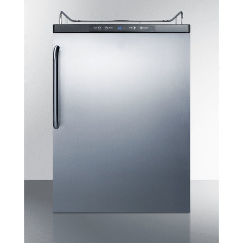 Built-In  Beer Dispenser, Auto Defrost With Digital Thermostat, Ss Wrapped Door, And Tb Handle - SBC635MBINKSSTB Summit