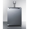 Commercial Indoor/Outdoor Beer Dispenser With Dual Tap Kit Included - SBC696OSTWIN Summit Commercial