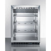 Built-In Undercounter Commercial Beverage Center With Stainless Steel And Wrapped Cabinet - SCR610BLCSS Summit Commercial
