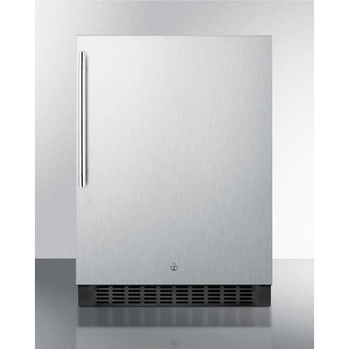 Outdoor Refrigerator , With Lock, Digital Thermostat, Thin Handle, And Stainless Steel Wrapped Exterior - SPR627OSCSSHV Summit