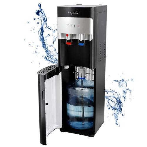 Megachef MegaChef Bottom Load Hot and Cold Water Dispenser in Black