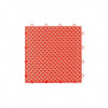 Master Mark Plastics 23609 12 x 12 in. Armadillo Flaming Red Polypropylene Interlocking Multi Purpose Floor Tile- Pack of 9