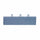 Powerhouse 12 in. Armadillo Steel Blue Polypropylene Interlocking Bevels  Pack of 4