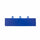 Powerhouse 12 in. Armadillo Tile Cobalt Blue Polypropylene Interlocking Bevels  Pack of 4
