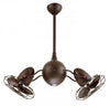 Matthews Fan AQ-TB-MTL Acqua Ceiling Fan - Textured Bronze-Metal Blades