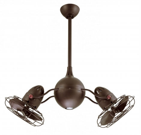 Matthews Fan AQ-TB-MTL Acqua Ceiling Fan - Textured Bronze-Metal Blades