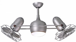 Matthews Fan DGLK-BN-MTL Dagny Ceiling Fan With Light Kit-Brushed Nickel-Metal Blades