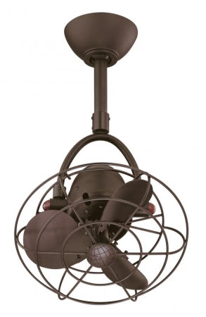 Matthews Fan DI-TB-MTL Diane Ceiling Fan Textured Bronze-Metal Blades