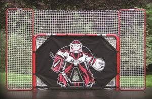 Olympian Athlete 2 In. Folding Hockey Goal With Backstop, Shooter Tutor & Targets