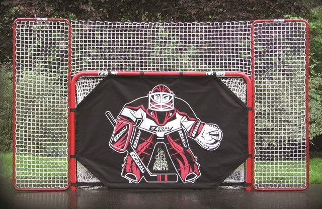 Olympian Athlete 2 In. Folding Hockey Goal With Backstop, Shooter Tutor & Targets