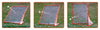 EZGoal 87615 6 x 6 Ft. Folding Lacrosse Goal With Tilting Rebounder