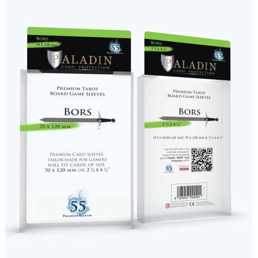 PALADIN BOARD GAME SLEEVES: BORS (TAROT)