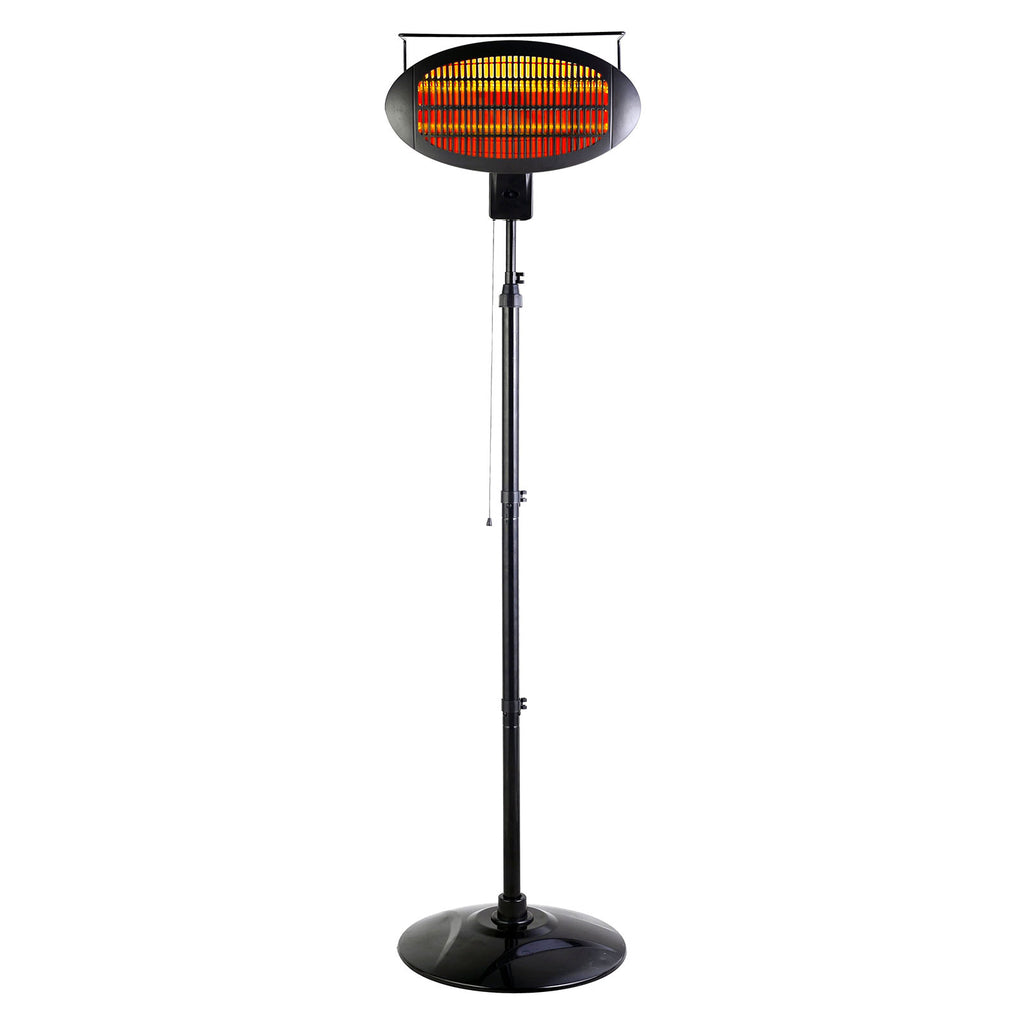 Optimus  Garage-Outdoor Floor Standing Infrared Patio Heater with Remote