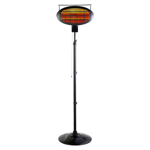 Optimus  Garage-Outdoor Floor Standing Infrared Patio Heater with Remote