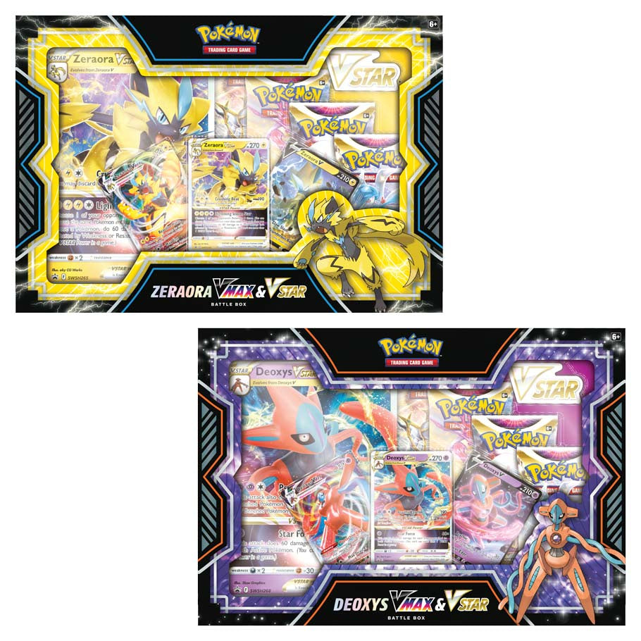 Pokémon TCG: Deoxys/Zeraora VMAX & VSTAR Battle Box