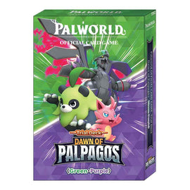 Bushiroad -  Palworld Official Card Game: Trial Deck: Dawn Of Palpagos: Green-Purple