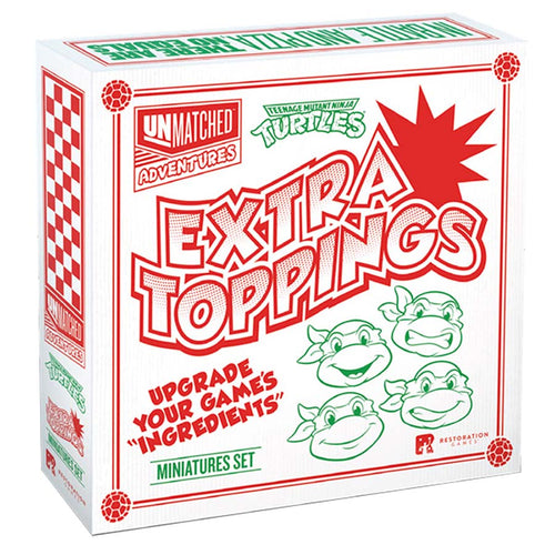 Restoration Games -  Tmnt - Unmatched Adventures: Teenage Mutant Ninja Turtles: Extra Toppings Miniatures Pack
