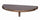 Trato 13 in. H x 36 in. W x 18 in. D Wood Wall Pub Table - Cappuccino