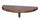 Trato 13 in. H x 36 in. W x 18 in. D Wood Wall Pub Table - English Tudor