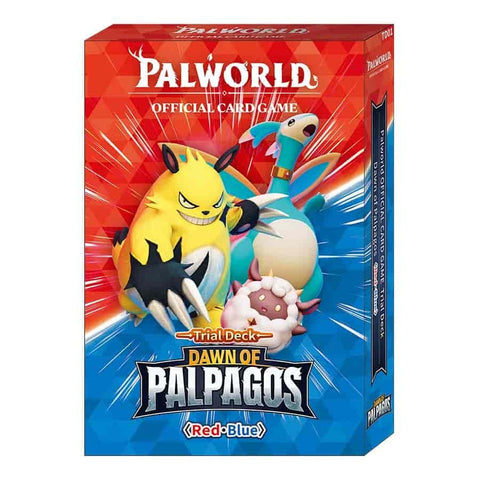 Bushiroad -  Palworld Official Card Game: Trial Deck: Dawn Of Palpagos: Blue-Red Box