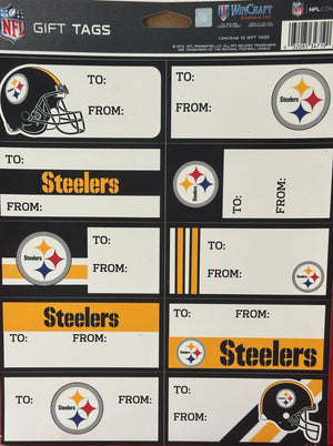 Pittsburgh Steelers Gift Tag Sheet - WinCraft